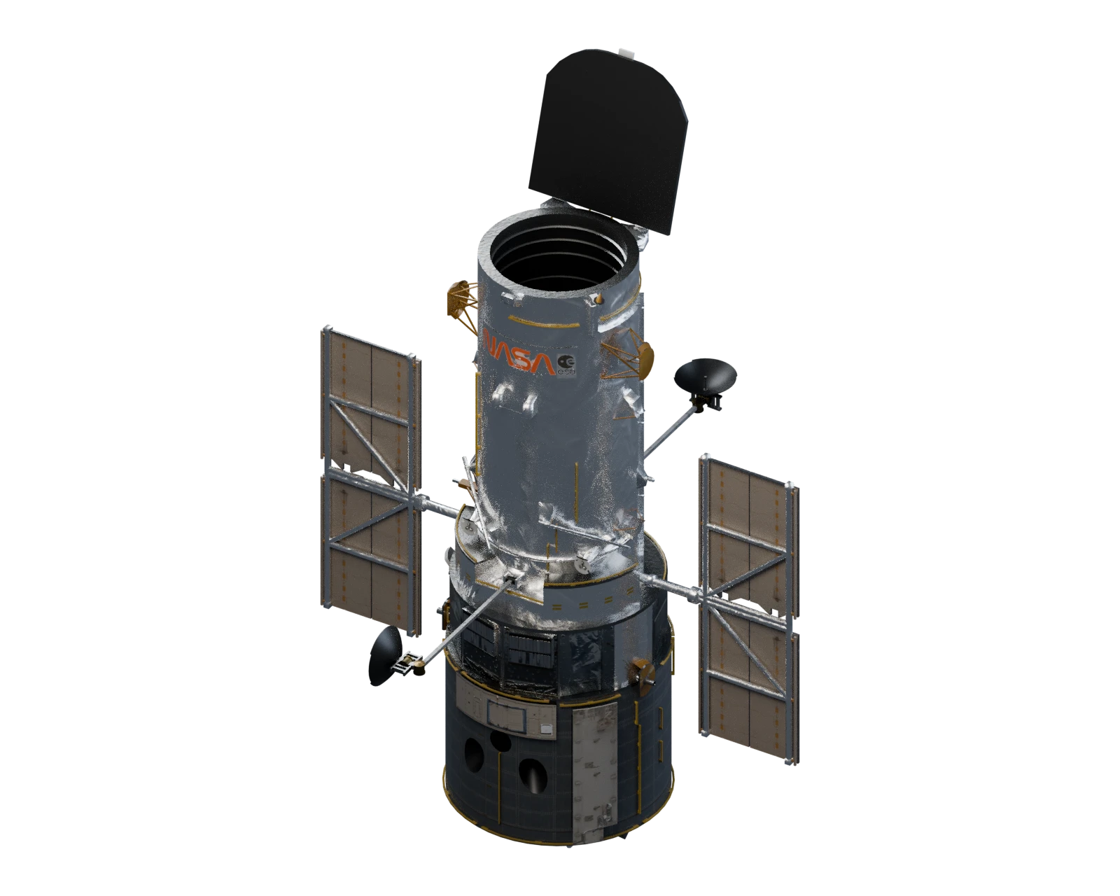 Hubble spacecraft model